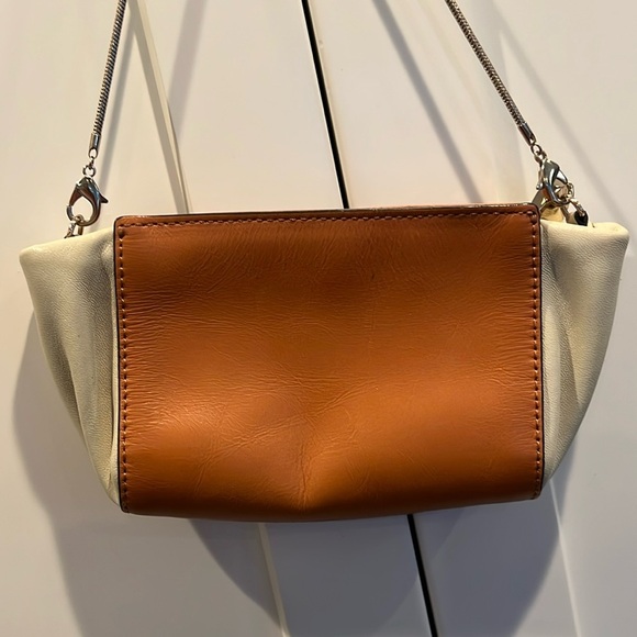 Pour la Victoire Leather Elie Mini Crossbody Bag 9" W x 4.5" H x 2" D - Picture 6 of 8